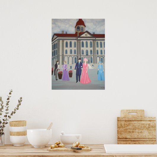 市場広場 ポスター (キッチン)