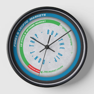 市場時間取引時計 壁時計