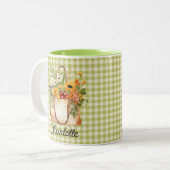 市場直送のウェディングシャワーギフト ツートーンマグカップ (正面左)