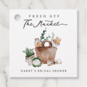 市場直送のファーマーズマーケット ブライダルシャワータグ フェイバータグ (正面)