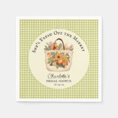 市場直送のファーマーズマーケット ブライダルシャワー スタンダードカクテルナプキン (正面)