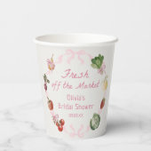 市場直送のブライダルシャワーペーパーカップ 紙コップ (裏面)