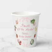 市場直送のブライダルシャワーペーパーカップ 紙コップ (正面)