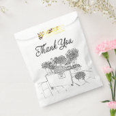 市場直送のブライダルシャワー、ファーマーズマーケット フェイバーバッグ (封をした状態)