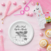 市場直送のブライダルシャワー・ファーマーズマーケット ペーパープレート (パーティー)