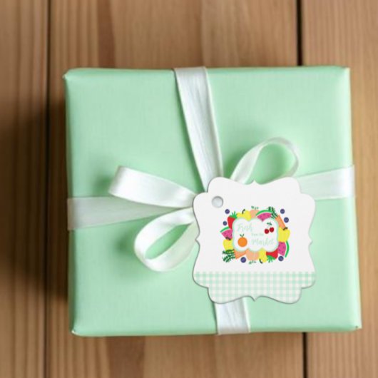 市場直送のブライダルシャワー フェイバータグ