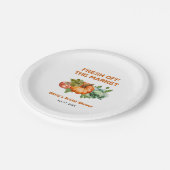 市場直送のブライダルシャワー ペーパープレート (アングル)