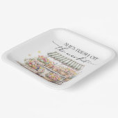 市場直送のブライダルシャワー ペーパープレート (傾斜あり)