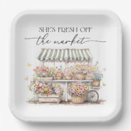 市場直送のブライダルシャワー ペーパープレート