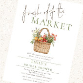 市場素朴のセージブライダルシャワーから生まれ 招待状