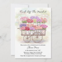 市場素朴のブライダルシャワーから抜け出す