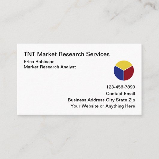 市場調査アナリスト 名刺 (正面)