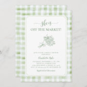 市場農家ブライダルシャワー招待 招待状 (正面/裏面)