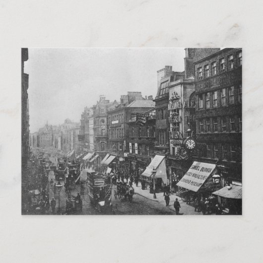 市場通り、マンチェスター、c.1910 ポストカード (正面)