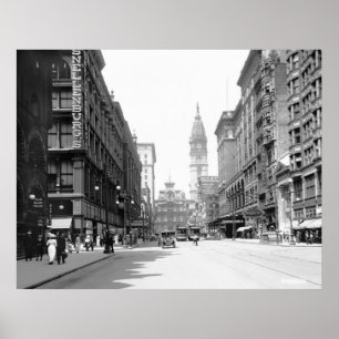 市場通り、Philly、1910年代 ポスター