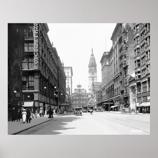 市場通り、Philly、1910年代 ポスター (正面)