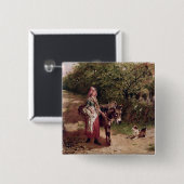 市場(キャンバスの油)からの家 缶バッジ (正面&裏面)