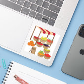 市場 シール (ノートパソコンとiPhone)