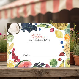 市場 | ブライダルシャワーアドバイス花嫁カード 招待状