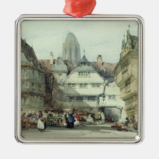 市場、ブランクフルト メタルオーナメント (正面)