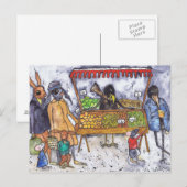 市場 ポストカード (正面/裏面)