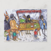 市場 ポストカード (正面)