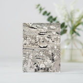 市場 ポストカード (スタンド正面)