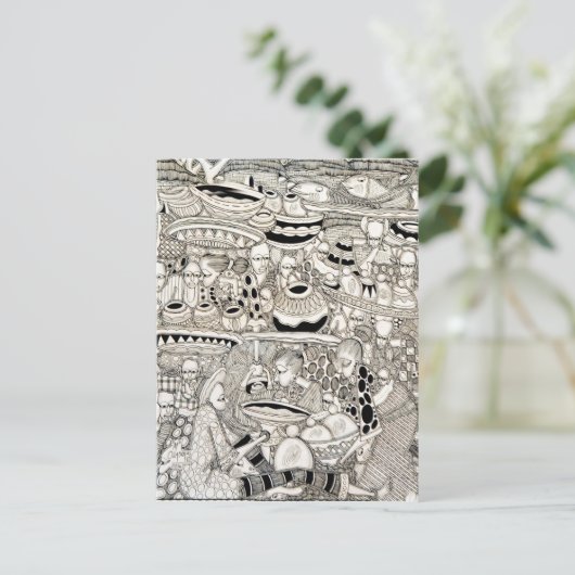 市場 ポストカード (スタンド正面)