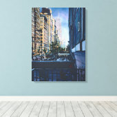 市境の静寂な瞬間 キャンバスプリント (インサイチュ (ウッドフロア))