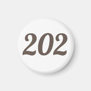 市外局番202 (ワシントンDC) マグネット