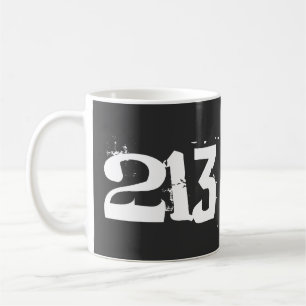市外局番213 (ロサンゼルス) コーヒーマグカップ