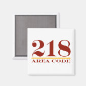 市外局番218 マグネット (正面/裏面)