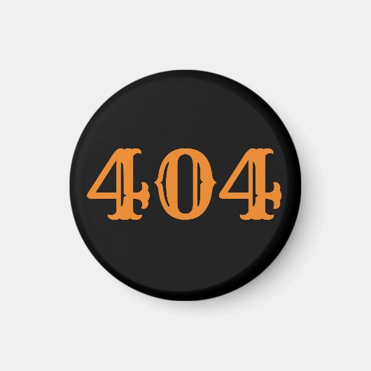 市外局番404 (アトランタ、GA) マグネット (正面)