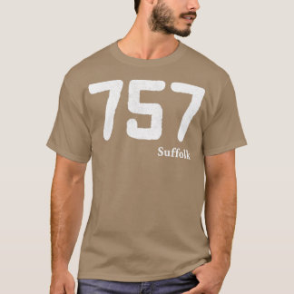 市外局番757サフォーク・バージニア Tシャツ
