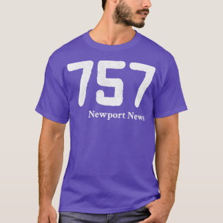 市外局番757ニューポートニュースバージニア Tシャツ