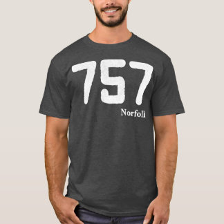 市外局番757ノーフォークバージニア Tシャツ