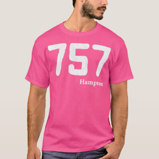 市外局番757ハンプトンバージニア Tシャツ