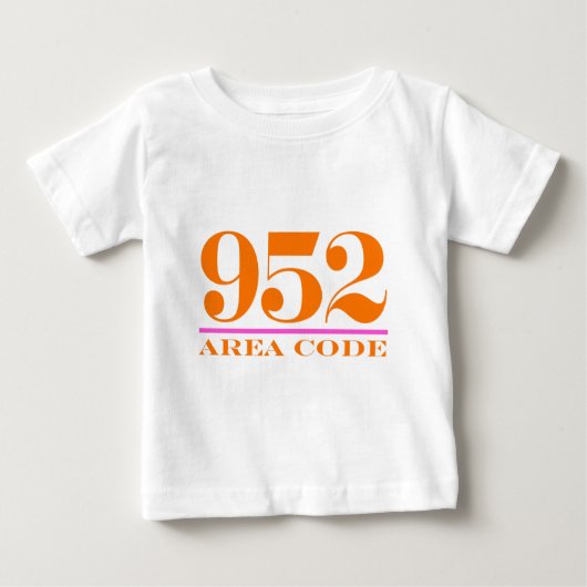市外局番952 ベビーTシャツ (正面)
