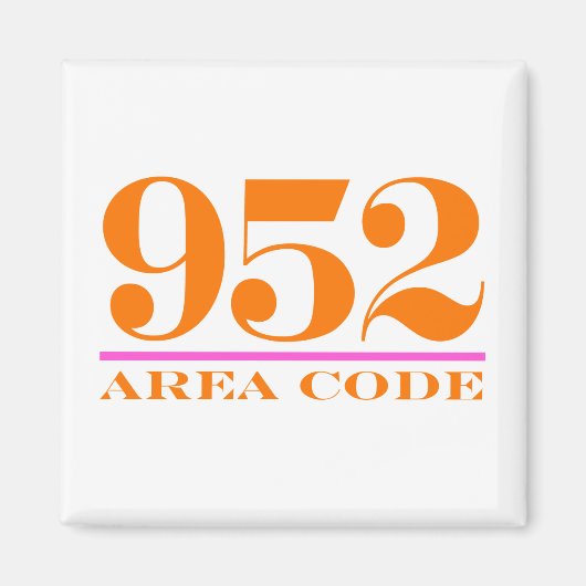 市外局番952 マグネット (正面)