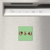 市外局番954 マグネット (インサイチュ (食洗機))