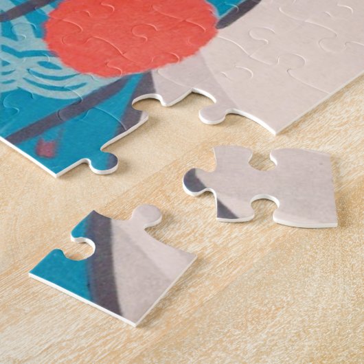 市川團十郎(12代目)歌舞伎侍の刺青 ジグソーパズル (側面)