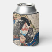 市川團十郎（4代目）の景清芸 缶クーラー (缶裏面)