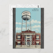 市庁と貯水槽 フンボルト、テナ、ヴィンテージ ポストカード (正面/裏面)