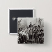 市庁舎のアルフォンス・ド・ラマルティーヌ 缶バッジ (正面&裏面)