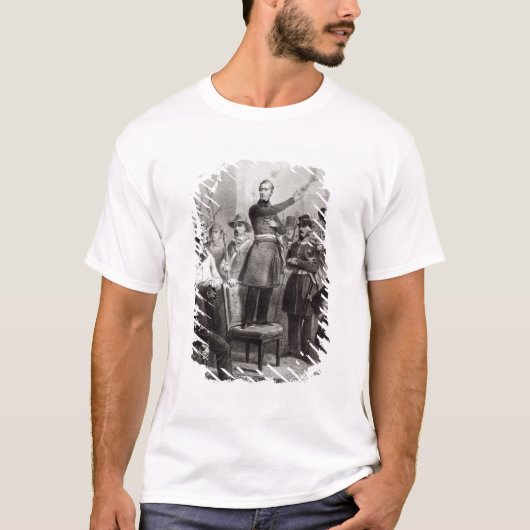 市庁舎のアルフォンス・ド・ラマルティーヌ Tシャツ (正面)