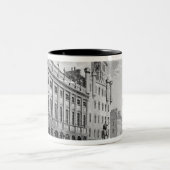 市庁舎の交換、グラスゴーの眺め ツートーンマグカップ (中央)