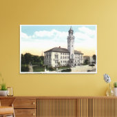 市庁舎の外観 キャンバスプリント (インサイチュ (リビング))