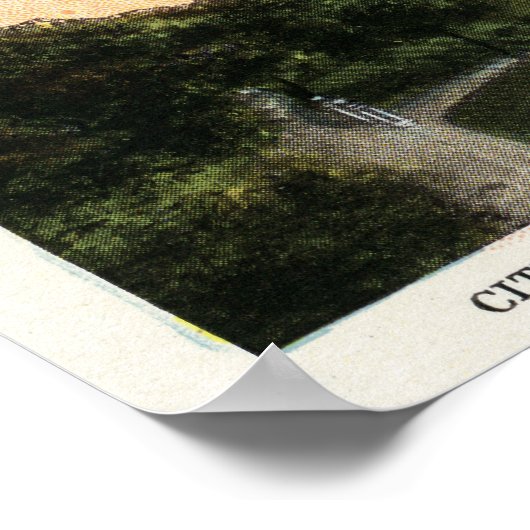 市庁舎の外観 ポスター (角)