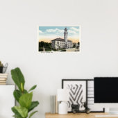 市庁舎の外観 ポスター (ホームオフィス)