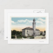 市庁舎の外観 ポストカード (正面/裏面)